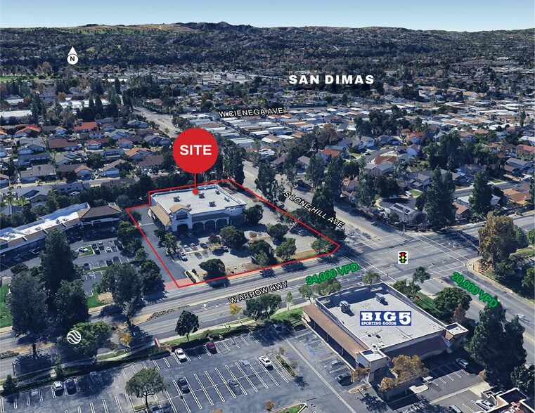 Primary Photo Of 1086 W Arrow Hwy, San Dimas Drugstore For Lease