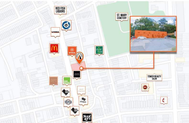 More Photos Of 3901 Falls Rd, Baltimore General Retail For Sale