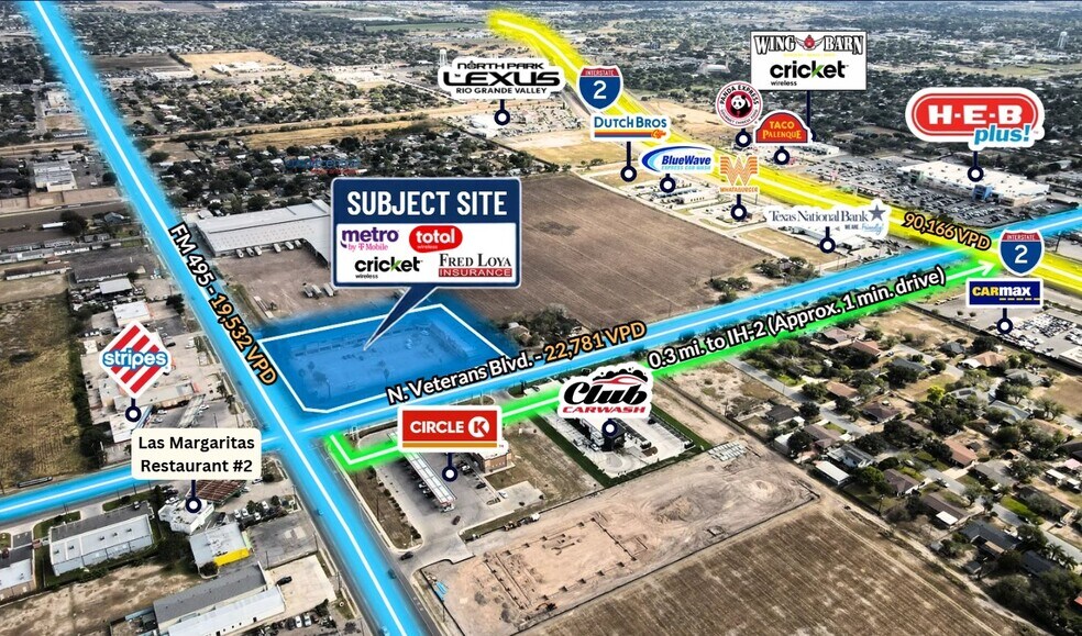Primary Photo Of 1618 N Veterans Blvd, San Juan Storefront For Lease