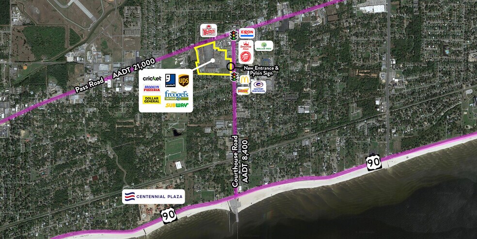 More Photos Of 105 Hardy Court Shopping Ctr, Gulfport Storefront For Sale
