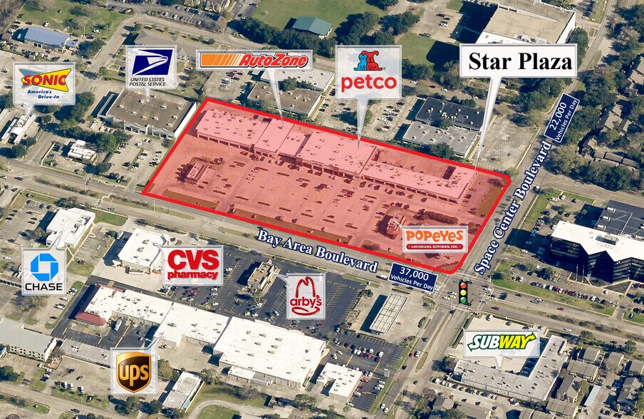 Primary Photo Of 2402-2416 Bay Area Blvd, Houston Freestanding For Lease