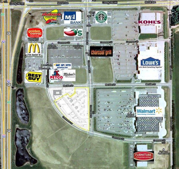 More Photos Of 1100-1200 Meridian Dr, Plover General Retail For Lease