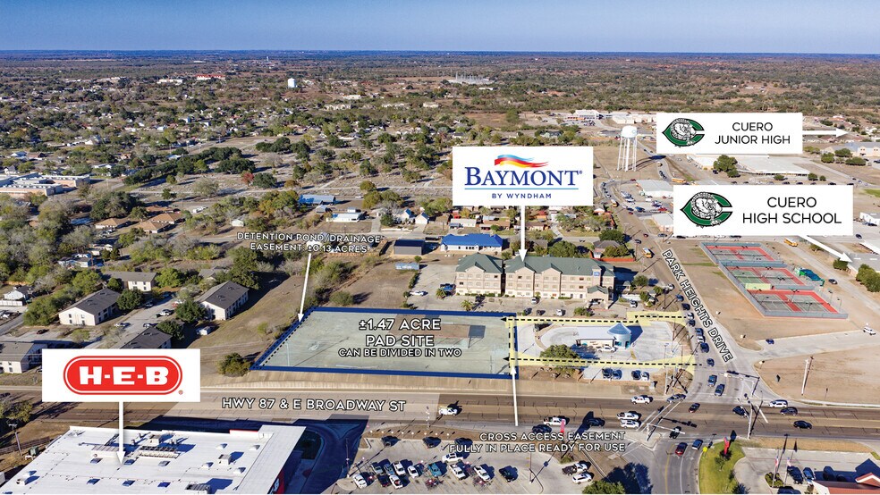 More Photos Of E Broadway St @ Park heights dr., Cuero Land For Sale