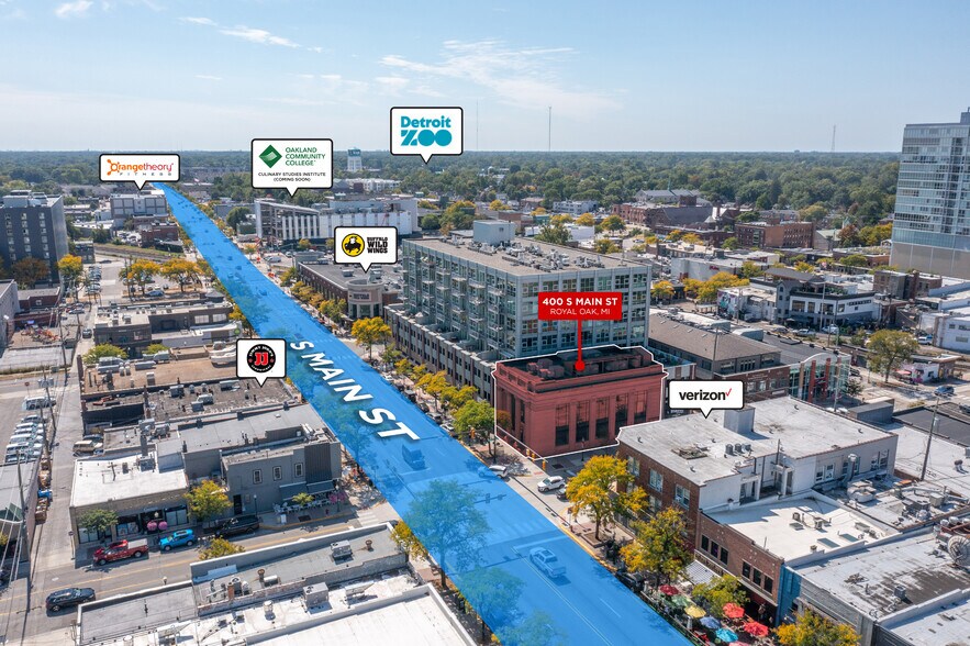 More Photos Of 400 S Main St, Royal Oak Storefront Retail Office For Sale