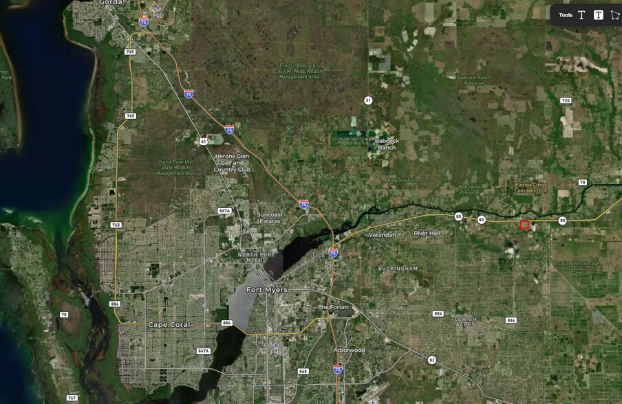 More Photos Of TBD Palm Beach Blvd @ First Street, Alva Land For Sale