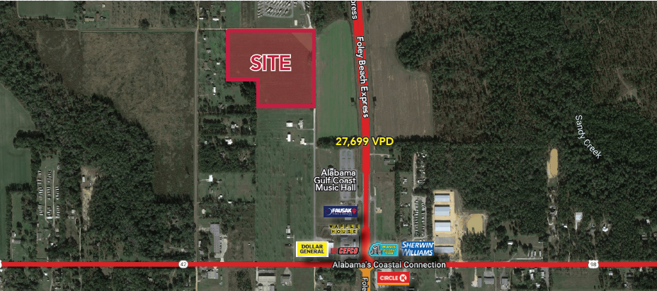 Primary Photo Of 12950 Bender rd, Foley Land For Sale