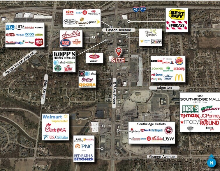 More Photos Of 4900 S 76TH St, Milwaukee Restaurant For Lease