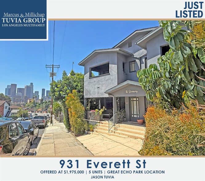 Primary Photo Of 931 Everett St, Los Angeles Apartments For Sale