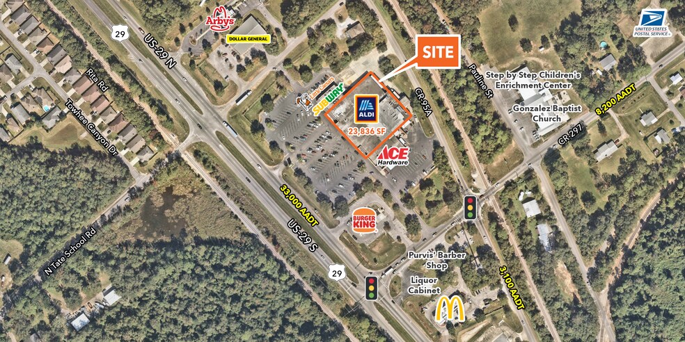 Primary Photo Of 1550 S Highway 29, Cantonment General Retail For Lease