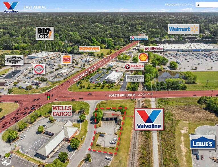 More Photos Of 2811 W Raleigh Road Pky, Wilson Auto Repair For Sale