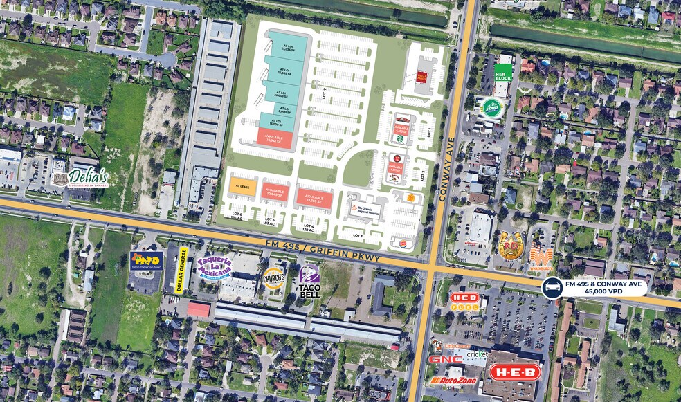 More Photos Of NWC FM 495 & Conway, Mission Unknown For Lease