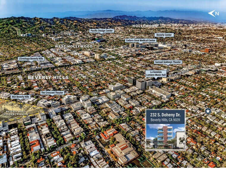 Primary Photo Of 232 S Doheny Dr, Beverly Hills Land For Sale