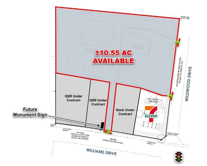 More Photos Of Williams Dr & Wildwood Dr, Georgetown Land For Sale