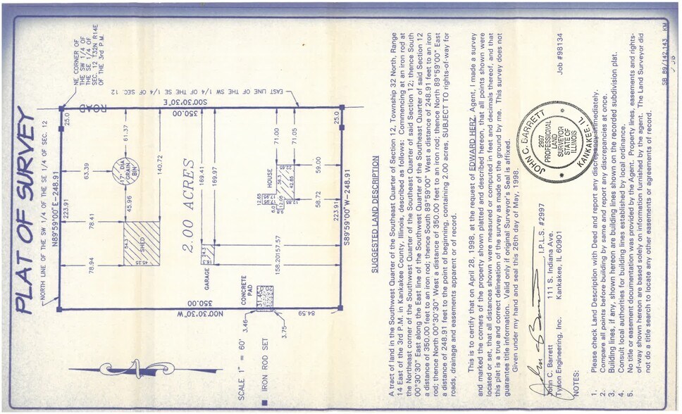 More Photos Of 10210 N 16750E Rd, Grant Park Specialty For Sale
