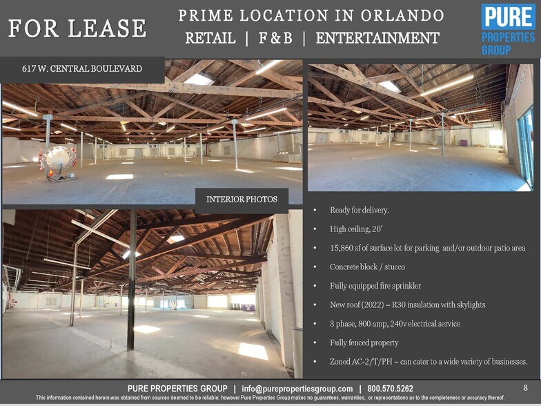 More Photos Of 617 W Central Blvd, Orlando Warehouse For Lease