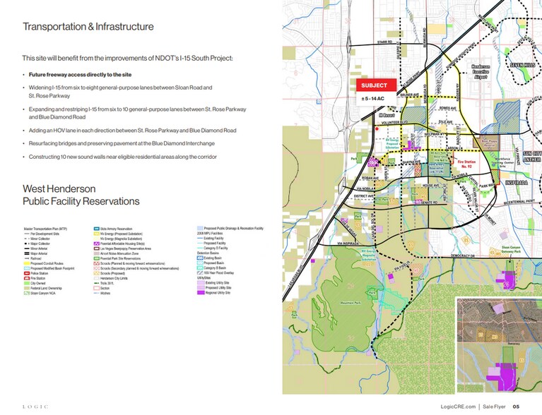 More Photos Of SEC S Las Vegas Blvd. & Volunteer, Henderson Land For Sale