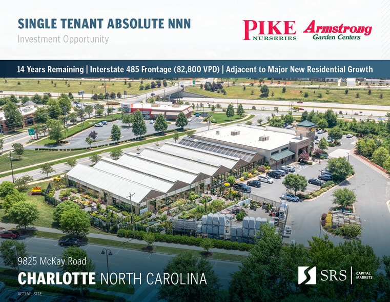 Primary Photo Of 9825 McKay Rd, Charlotte Garden Center For Sale