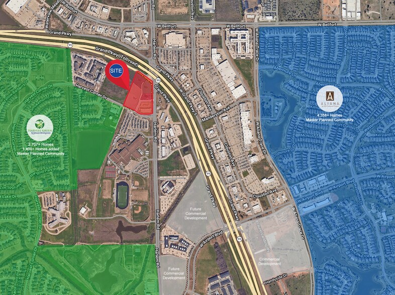 More Photos Of SWC Grand Parkway & Harlem Rd, Richmond Land For Sale