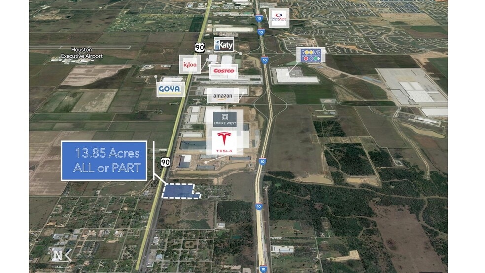 More Photos Of US Hwy 90 Business, Brookshire Land For Sale