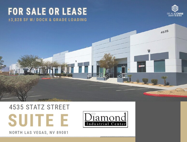 Primary Photo Of 4535 Statz St, North Las Vegas Warehouse For Lease