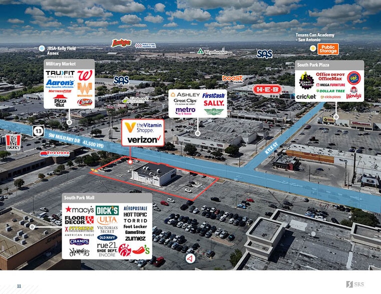 More Photos Of 2350 SW Military Dr, San Antonio Freestanding For Sale