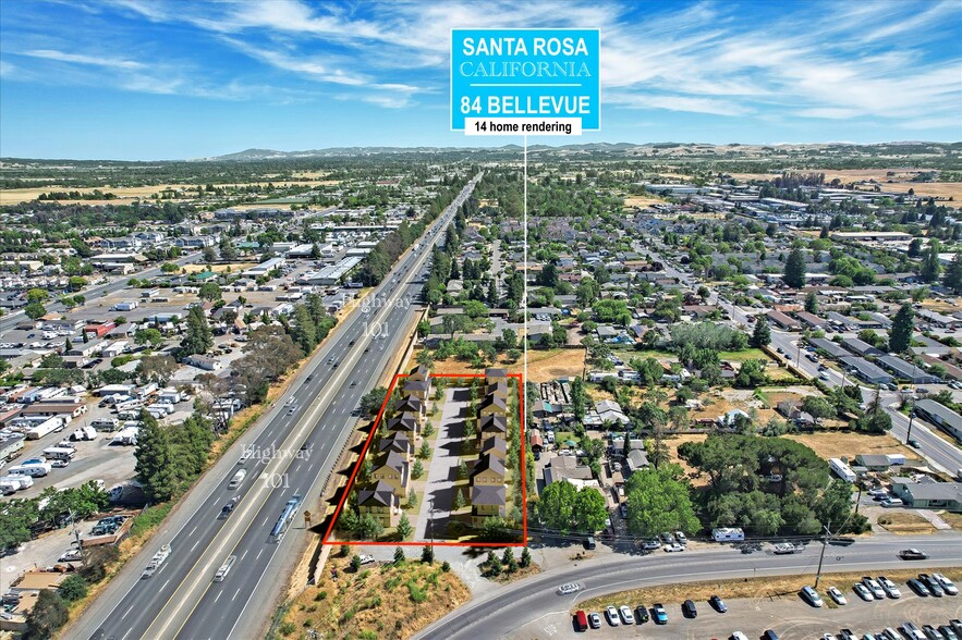 Primary Photo Of 84 Bellevue Ave, Santa Rosa Land For Sale