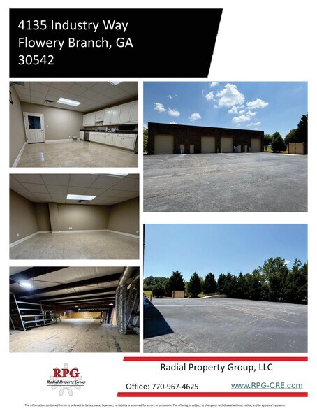 More Photos Of 4135 Industry Way, Flowery Branch Warehouse For Lease