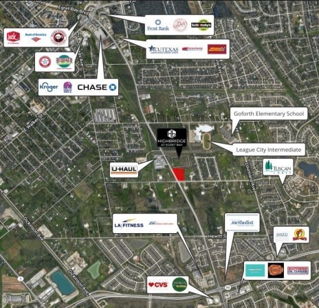 More Photos Of 1465 Egret Bay Boulevard, League City Land For Sale