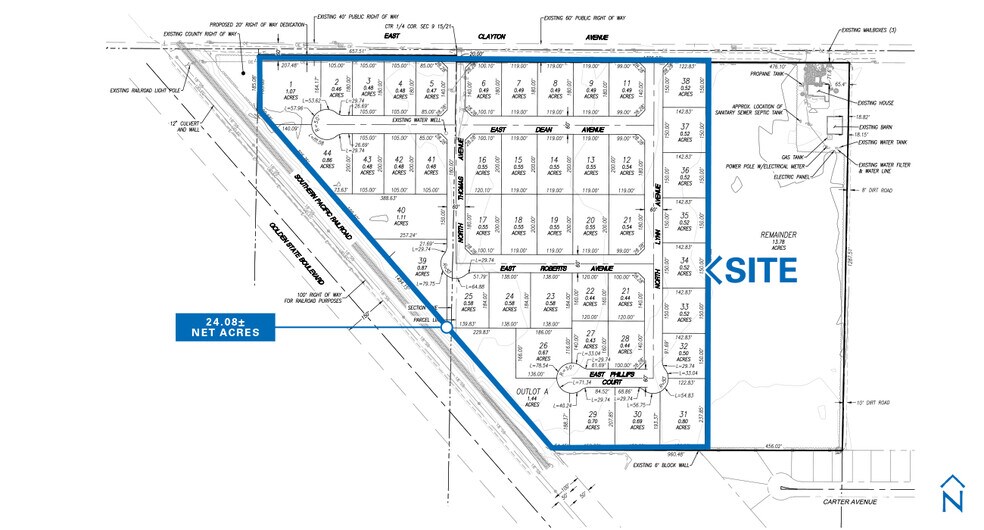 More Photos Of Clayton Ave @ Golden State Boulevard, Fowler Land For Sale