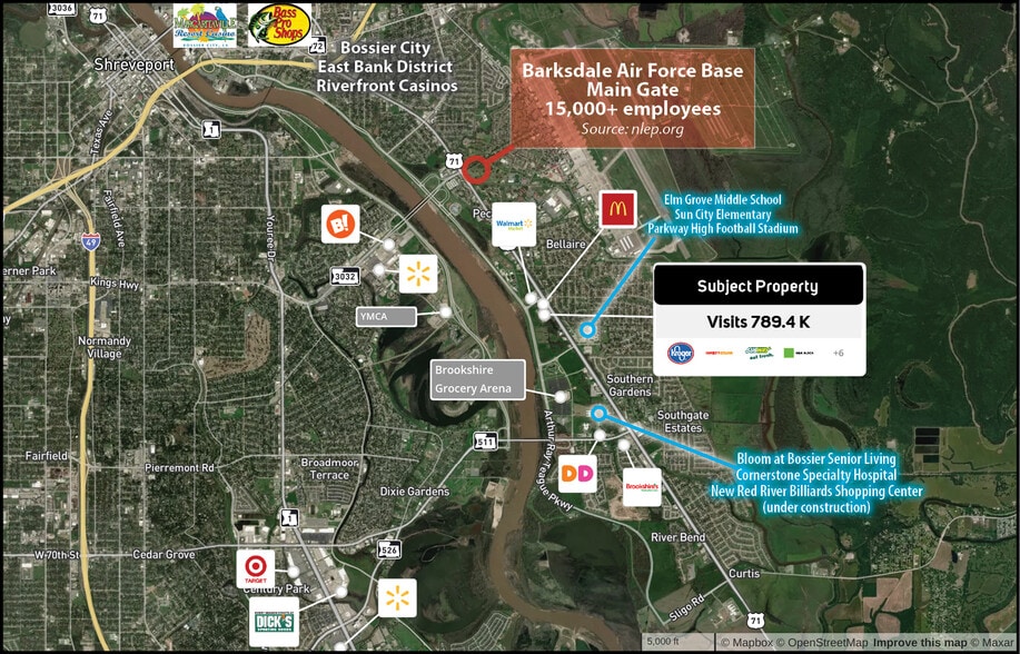 More Photos Of 4100 Barksdale Blvd, Bossier City Supermarket For Sale