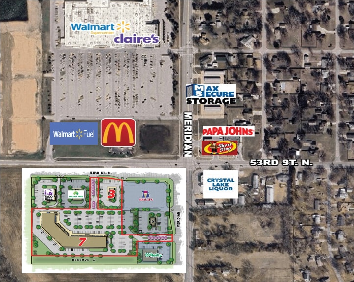 More Photos Of SW/C Meridian & 53rd St North, Wichita Land For Sale