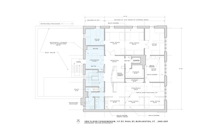More Photos Of 117 Saint Paul St, Burlington Office For Sale