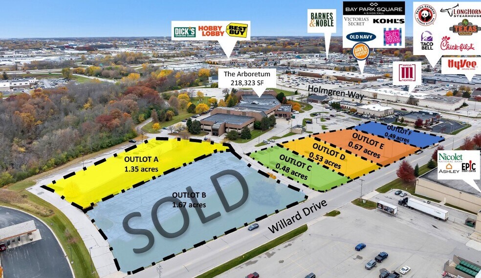 More Photos Of 700 Pilgrim Way, Ashwaubenon Land For Sale