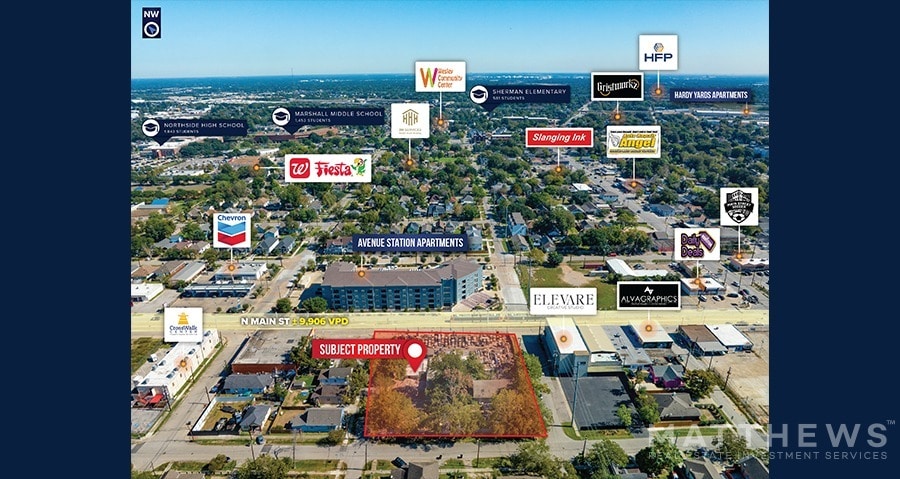 More Photos Of 2009 N Main St, Houston Land For Sale