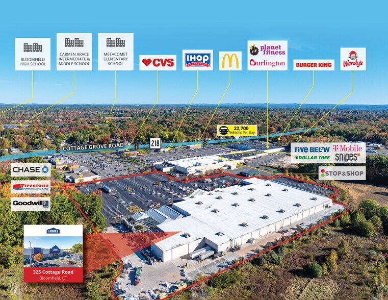 More Photos Of 325 Cottage Grove Rd, Bloomfield General Retail For Sale