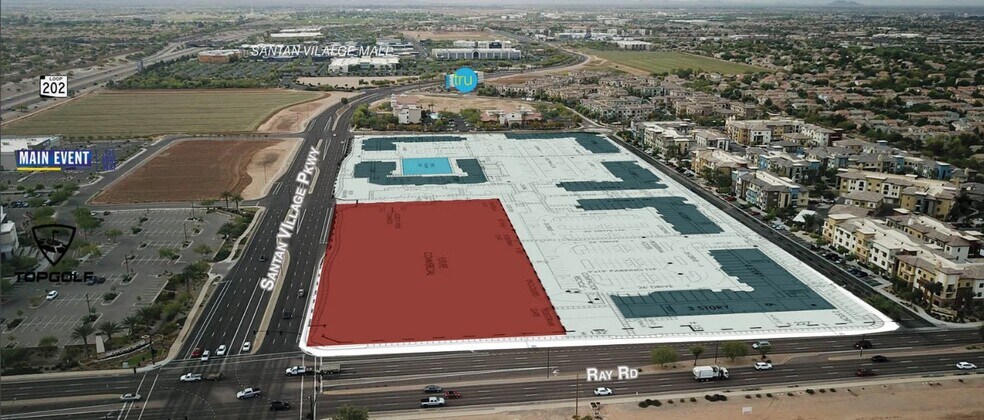 Primary Photo Of Santan Village Pkwy & Ray Rd SWC, Gilbert Land For Sale