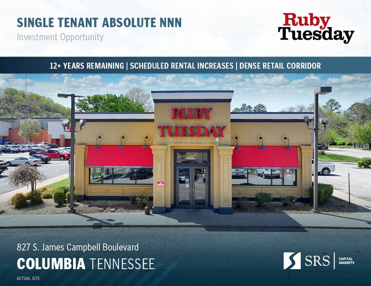Primary Photo Of 827 S James Campbell Blvd, Columbia Restaurant For Sale