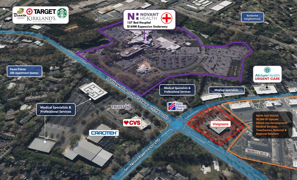 Primary Photo Of 1220 Matthews Township Pky, Matthews Drugstore For Sale