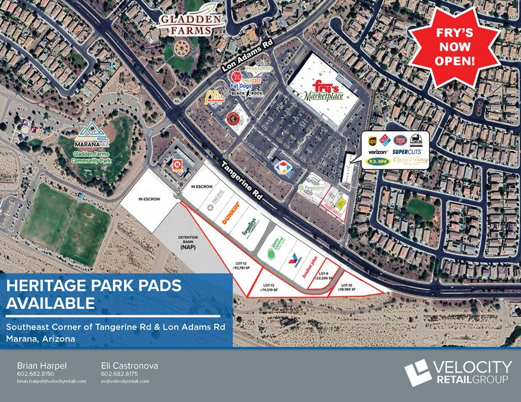 Primary Photo Of SEC Tangerine Farms Rd & Lon Adams Rd, Marana Land For Sale