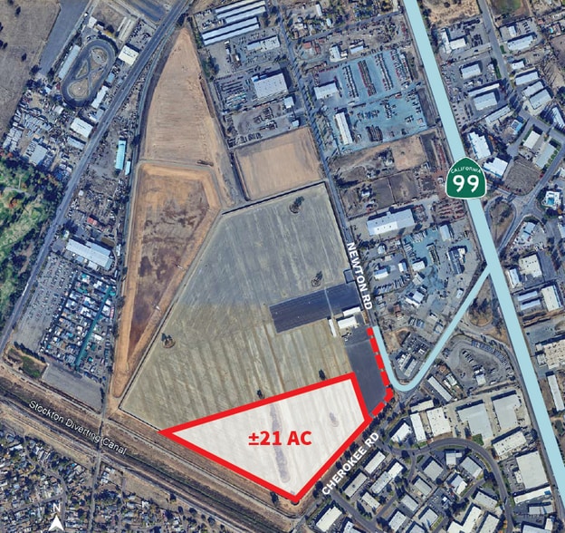 Primary Photo Of 3235 N Newton Rd, Stockton Land For Lease