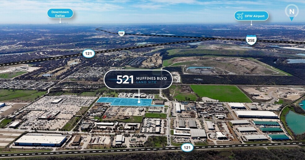 Primary Photo Of 521 Huffines Blvd, Lewisville Land For Sale