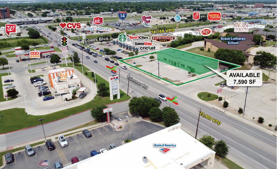 More Photos Of 2602 Trimmier Rd, Killeen Freestanding For Lease