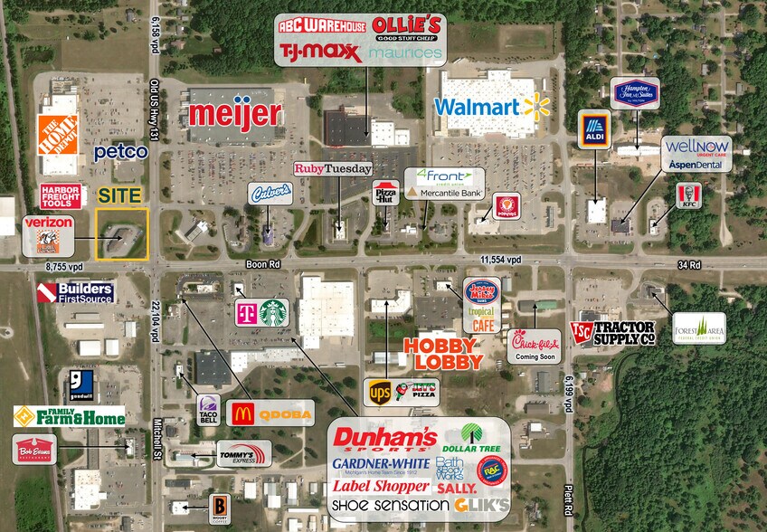 More Photos Of 3970 US Highway 131 S, Cadillac Storefront For Lease