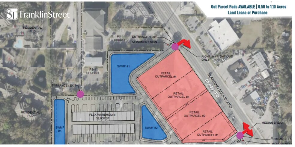 Primary Photo Of 1283 Blanding Blvd, Orange Park Land For Sale