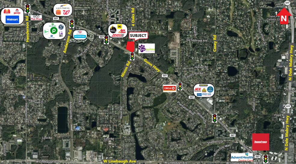Primary Photo Of 12208 Four Oaks Rd, Tampa General Retail For Lease