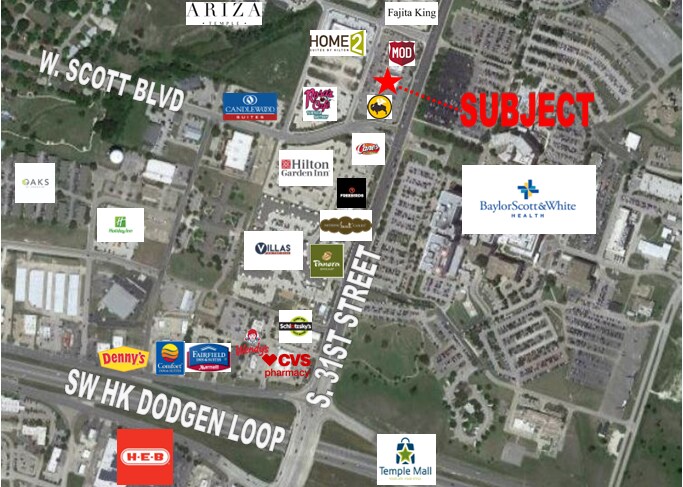 More Photos Of 2110 S 31st St, Temple Restaurant For Lease