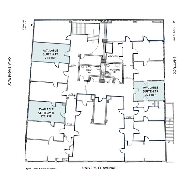 More Photos Of 2006 Kala Bagai Way, Berkeley Storefront Retail Office For Lease