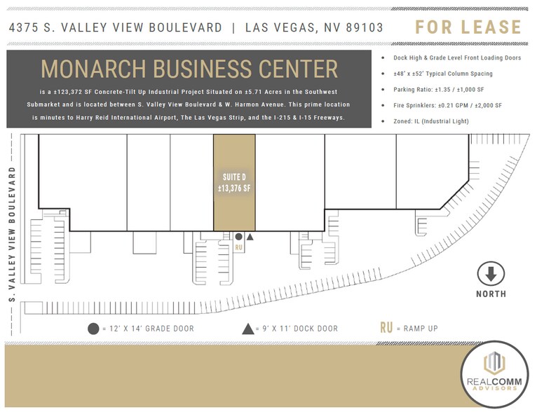 More Photos Of 4375 S Valley View Blvd, Las Vegas Warehouse For Lease