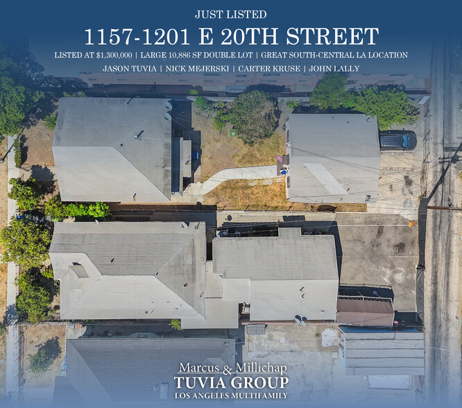 Primary Photo Of 1157 E 20th St, Los Angeles Land For Sale