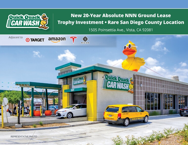 Primary Photo Of 1505 Poinsettia ave, Vista Carwash For Sale